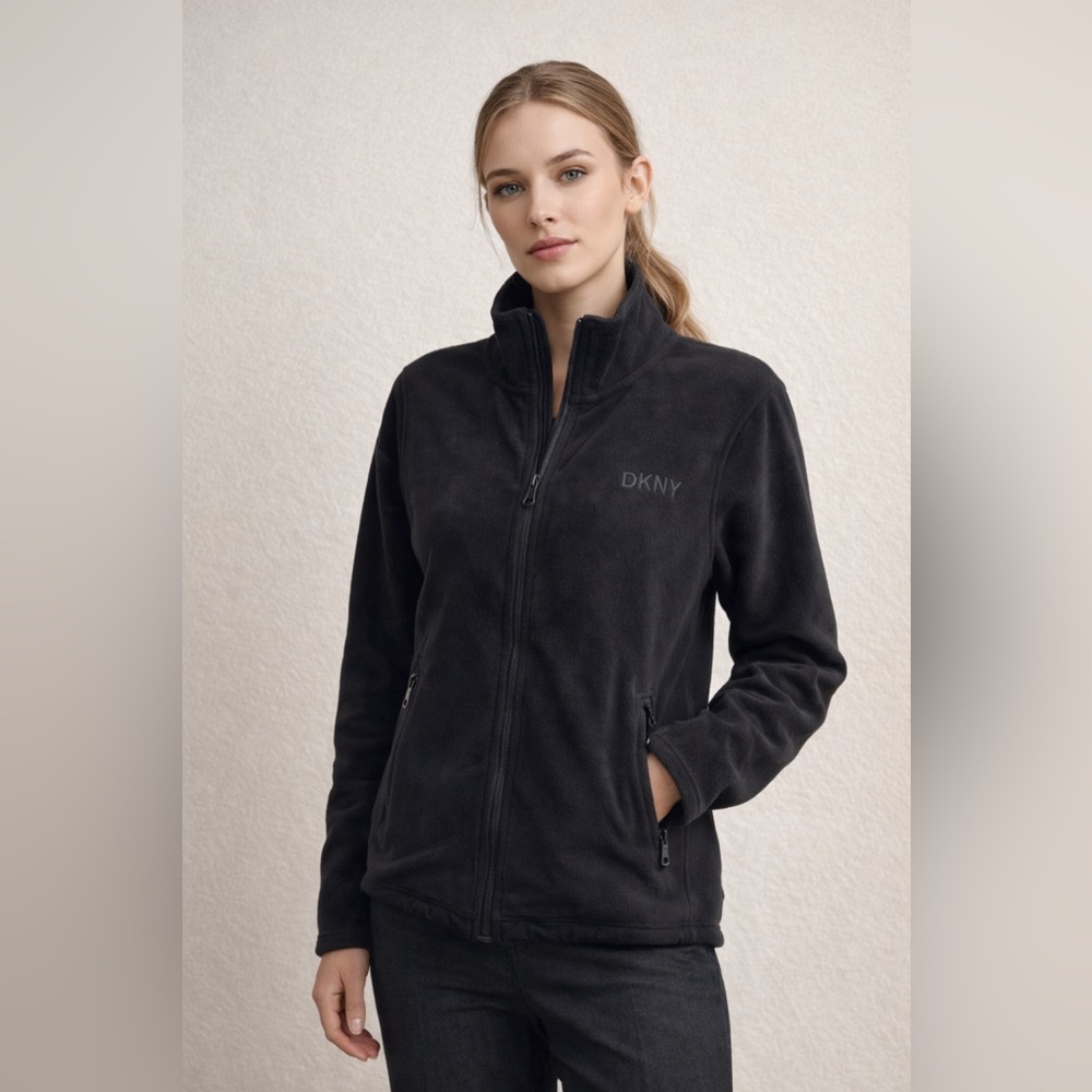 DKNY Women's Utility Jacket in Black
